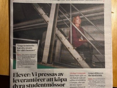 My research featured in Dagens Nyheter, Sweden